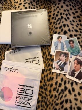 BTS WINGS Black Album + Photocards - Official K-Pop CD